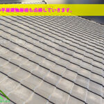 離れの平屋建物の屋根も点検しました