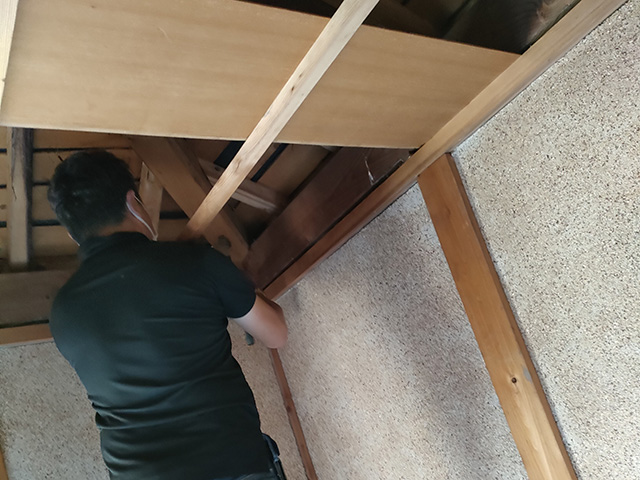 11.コラム03 大工工事などの内装工事。