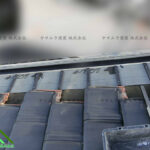 新しいルーフィングと桟木を取り付けました