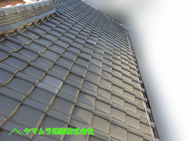 01．名古屋市南区　瓦修理　作業開始前の状態。