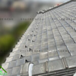 雪止め金具の施工