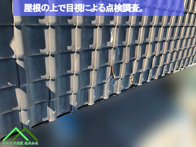 目視による点検調査