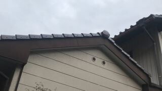 【名古屋市熱田区】離れ解体に伴う屋根縮小工事！Ｓ形瓦の美しい断面処理