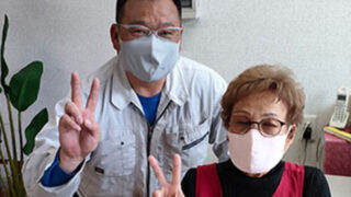 【ユカルーフ施工】名古屋市南区　印刷会社様にて店舗の改装で床シートを施工！完了後アンケート記入にご協力！