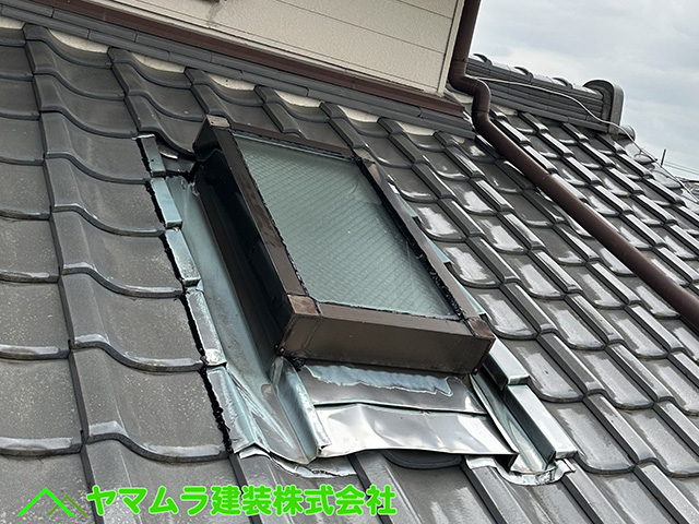 01.名古屋市港区 天窓シーリング 天窓全景
