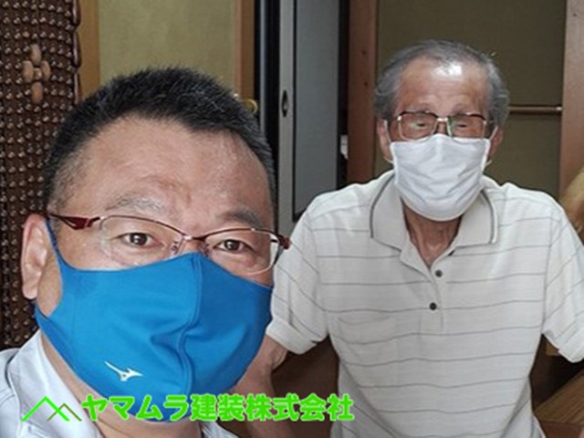 03.東海市 漆喰塗り替え 記念撮影