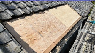 豊明市【屋根軒先修理】災害に強い瓦葺きと防水工事の全貌!見えない瓦屋根の補強した下地へのこだわり施工!