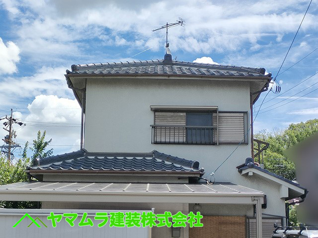 04.東海市 漆喰塗り替え 完了写真