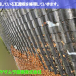 01．名古屋市南区　瓦修理　破損している瓦屋根を修理していきます。