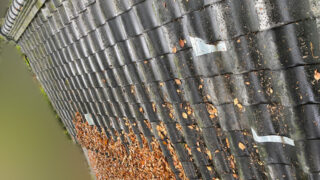 名古屋市南区【瓦屋根修理】強風で瓦が破損！屋根修理から学ぶ失敗しない修理方法と応急処置の注意点！