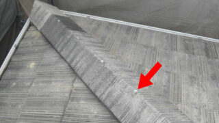 【セメント瓦修理】名古屋市昭和区　モニエル棟瓦のズレ放置は危険！古い針金固定が招く台風での飛散！根本解決リフォーム