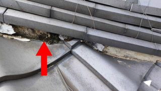 知多市【瓦屋根点検】屋根漆喰の剥がれ・ひび割れ、訪問業者の指摘は本当?雨漏り危険な劣化サイン漆喰と修理の適切な時期