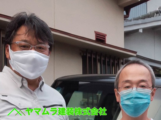 03.知多市 屋根漆喰作業 記念撮影