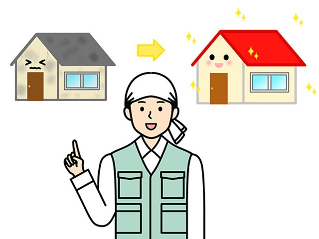 08．豊明市　カバー工法　屋根塗装をする際の注意点。