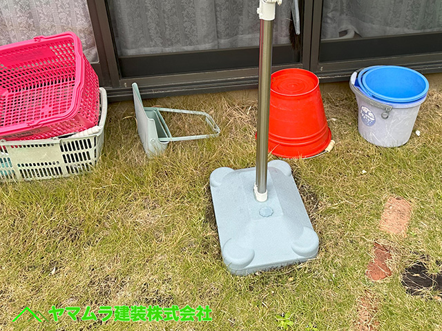 10.大府市 物干し台 作業完了後の状態です。