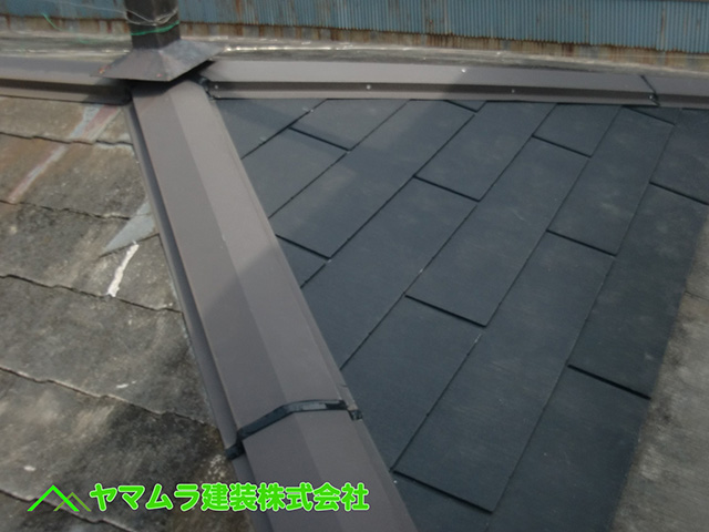 01.名古屋市昭和区 屋根修復 施工事例 アフターの写真。