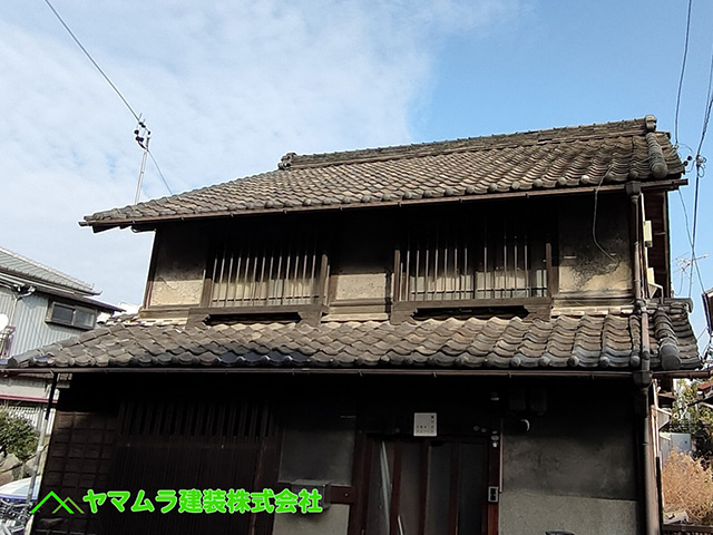 01.名古屋市南区 屋根部分修復 目視による屋根の雨漏り点検調査。