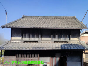 03．名古屋市南区　屋根修繕　作業完成した建物の全景になります。