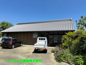 02.名古屋市中川区 屋根葺き替え 葺き替え後の屋根。
