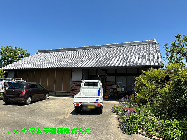 02.名古屋市中川区 屋根葺き替え 葺き替え後の屋根。