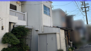 【名古屋市南区】安全対策で足場を設置！朝日ソーラー型温水器の撤去後の仮設置場所