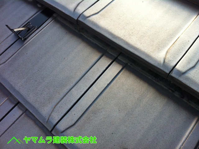 01.東海市 雪止め 雪止め後付け作業開始。