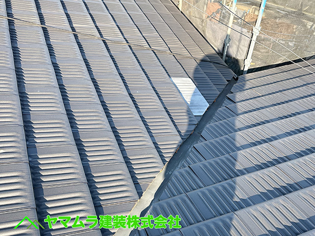 14．屋根葺き替え工事前の状態。