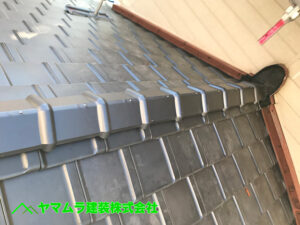 02．大府市　葺き替え　作業完了後の状態。