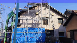 名古屋市南区【リフォーム工事】足場解体後の棟瓦も補修!腐食した屋根も再生し作業写真をまとめた完了報告書で安心をお届け