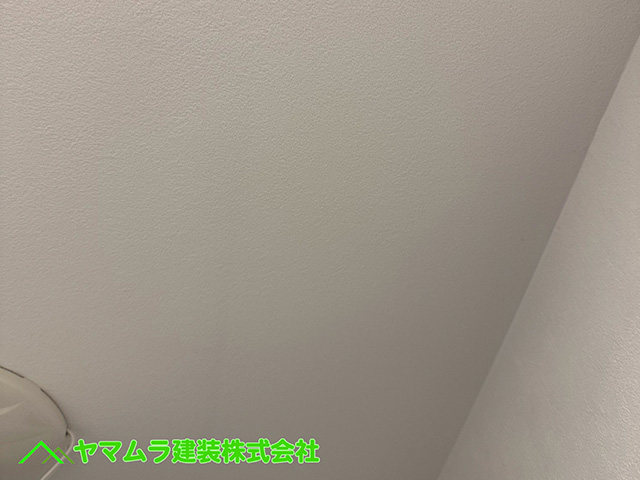 ０３.天井クロス紙作業完了後