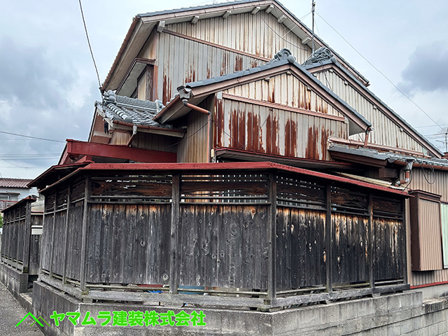 18．建物解体工事前。