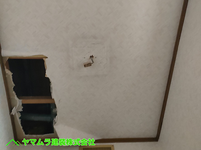 04．天井作業開始前の状態。