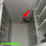 01．名古屋市熱田区　点検　一階の室内天井板から雨漏りが起きていました。