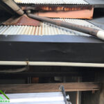 大府市　カバー工法　軒先に板金と雨樋の交換